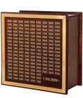 Wooden Money Saving Box | Savings Challenge Box | Piggy Bank | Money Saving Box for Kids and Adults | 1 Lakh Saving Box with Numbers