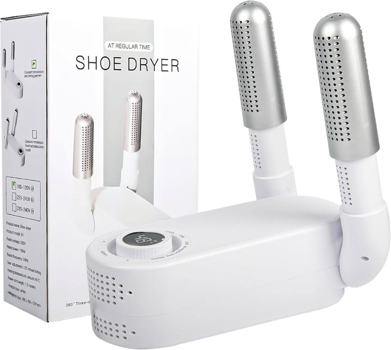 Electric Shoe Dryer | Glove Dryer | Dry Wet Shoes with 360°Heat Blower | Electric Shoe Warmer | Socks Dryer |