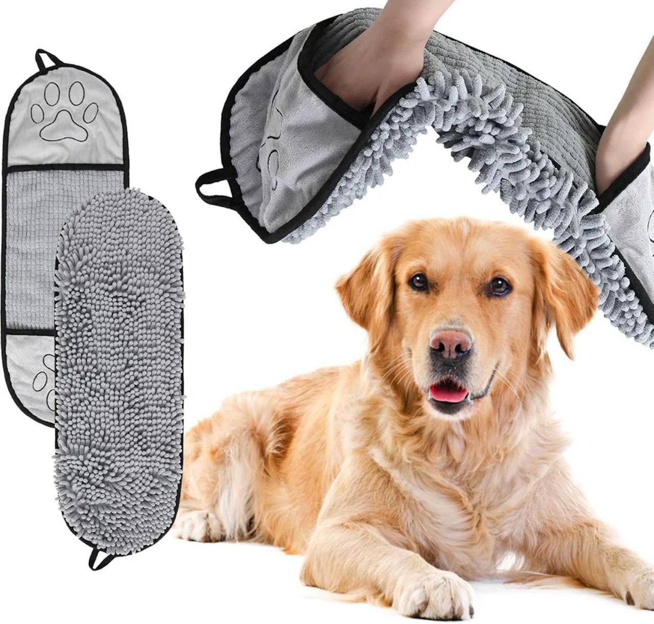 Pet Drying Towel | Dog Drying Towel | Microfiber Dog Towel | Drying Dogs Towel | Pet Grooming Towel |