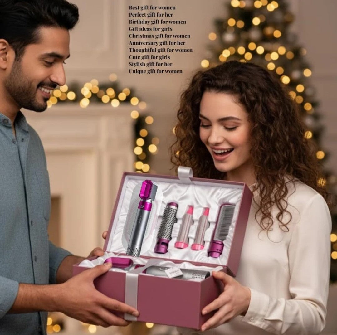 5 In 1 Hair Comb Negative Ion | Straightener Brush Blow Dryer | 5 in 1 MultifunctionalHair Dryer Styling 5-in-1 Multi-Head Hot Air Comb | 5 In 1 Electric Hair Dryer Comb |