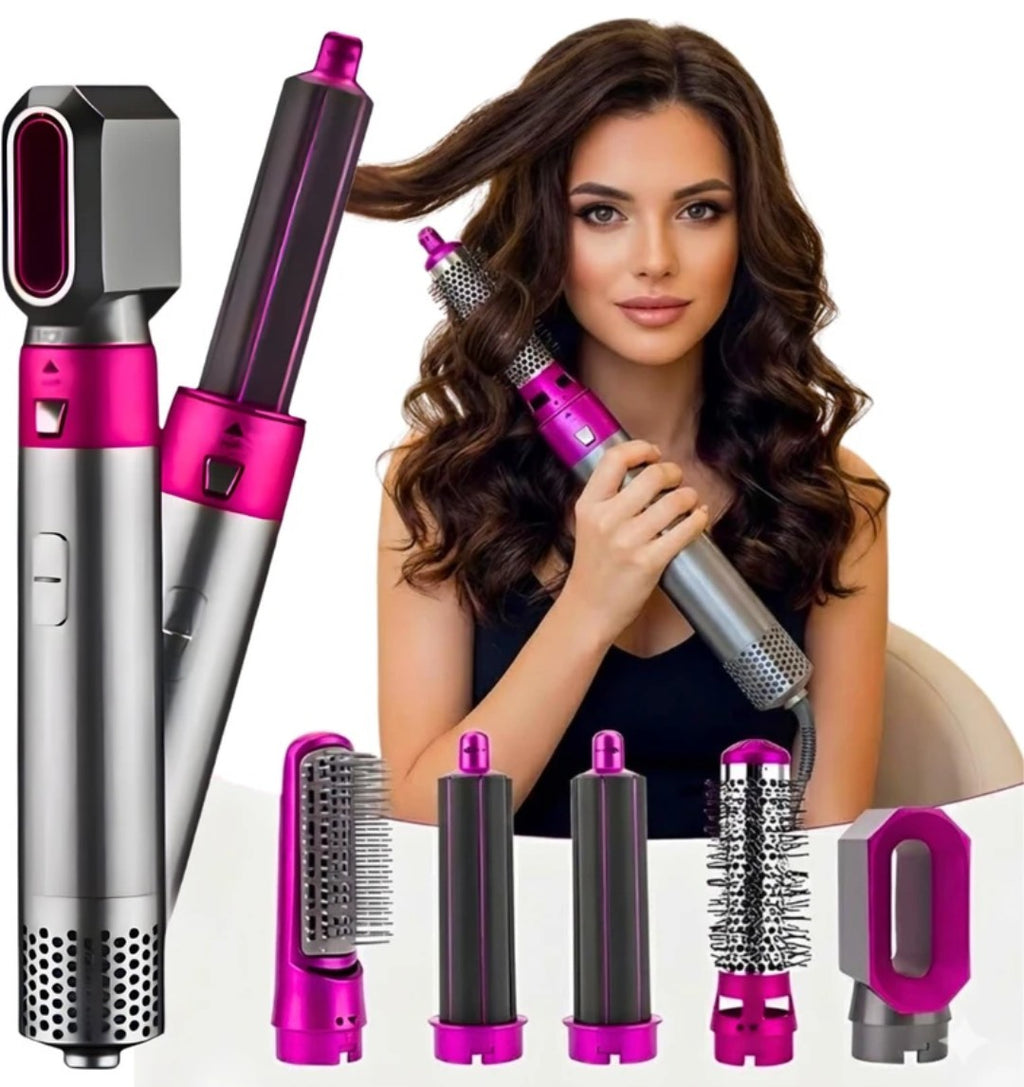 5 In 1 Hair Comb Negative Ion | Straightener Brush Blow Dryer | 5 in 1 MultifunctionalHair Dryer Styling 5-in-1 Multi-Head Hot Air Comb | 5 In 1 Electric Hair Dryer Comb |